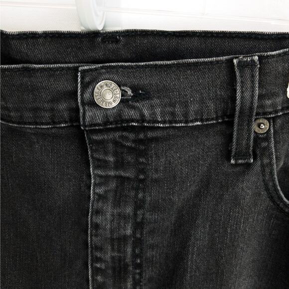 Levi’s 502 Jeans Men’s 38x32 Black Regular Fit Classic Denim Everyday Wear - Picture 2 of 14
